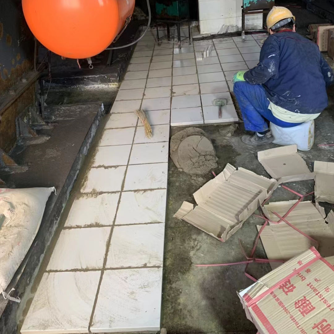 耐酸磚脫落了怎么維修